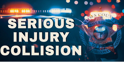 Motorcyclist in Yuma taken to hospital from car crash